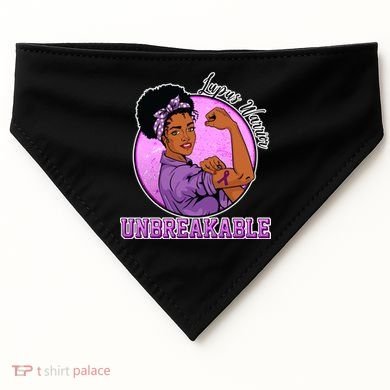 Lupus Awareness Warrior Unbreakable USA-Made Doggie Bandana