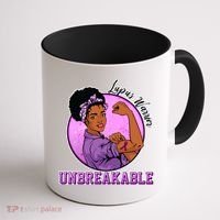 Lupus Awareness Warrior Unbreakable Coffee Mug thumb 1