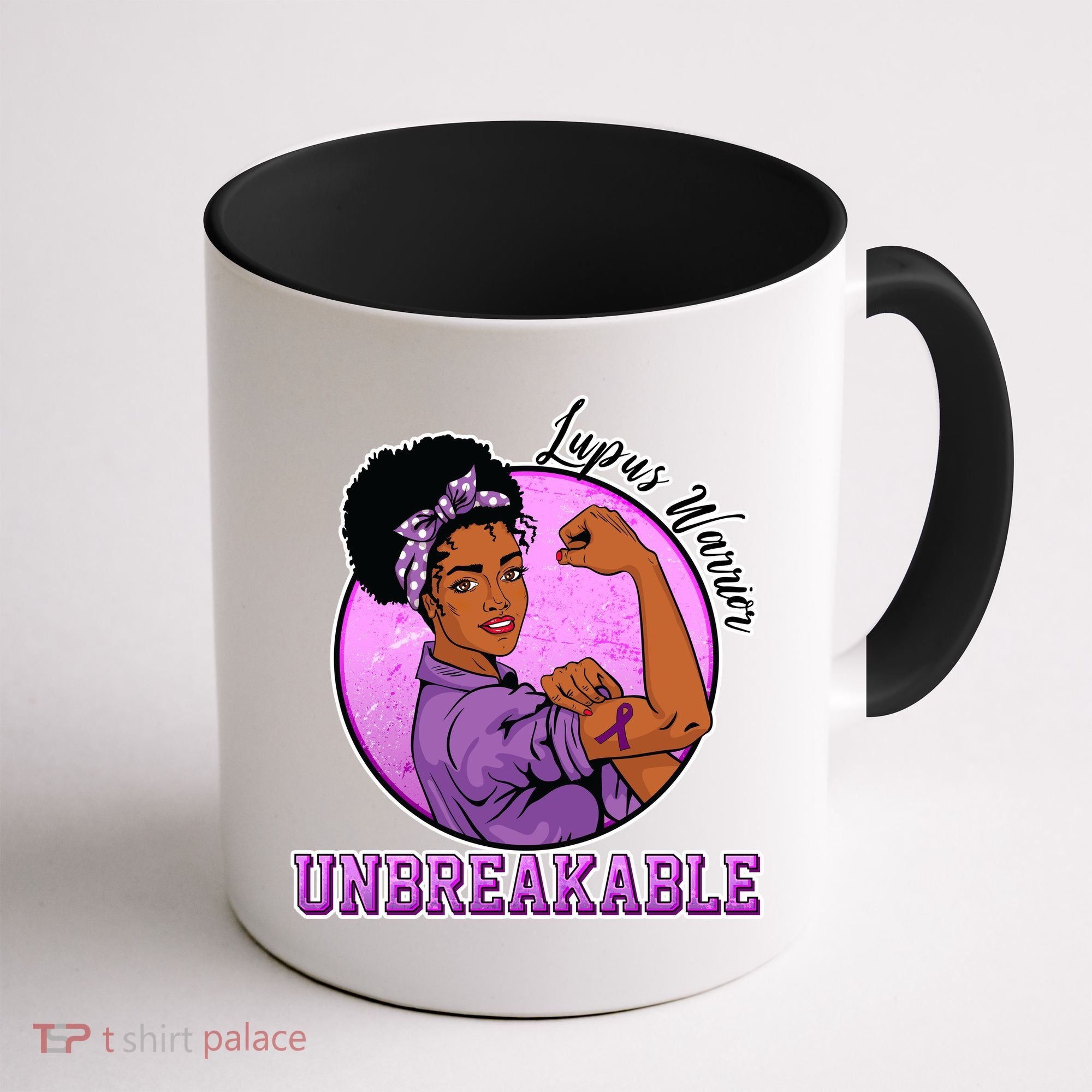 Lupus Awareness Warrior Unbreakable Coffee Mug