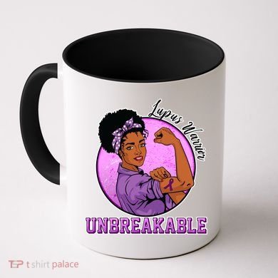 Lupus Awareness Warrior Unbreakable Coffee Mug
