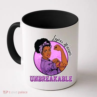 Lupus Awareness Warrior Unbreakable Coffee Mug