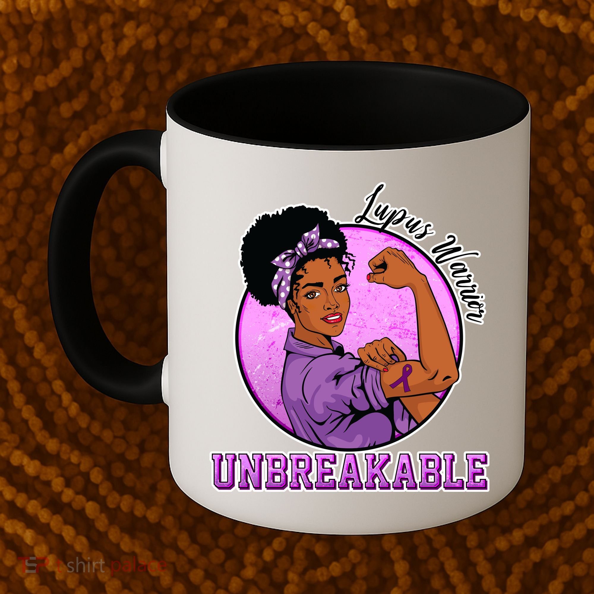 Lupus Awareness Warrior Unbreakable Coffee Mug