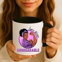 Lupus Awareness Warrior Unbreakable Coffee Mug thumb 3