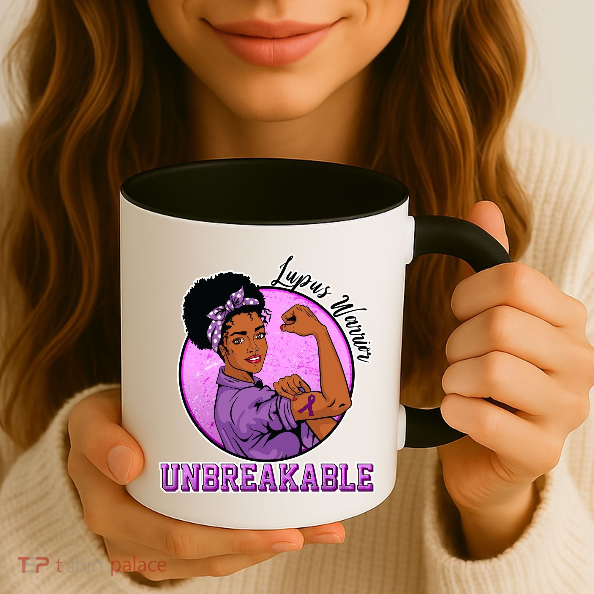 Lupus Awareness Warrior Unbreakable Coffee Mug