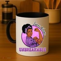 Lupus Awareness Warrior Unbreakable Coffee Mug thumb 4