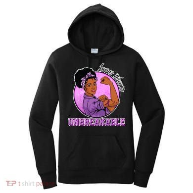 Lupus Awareness Warrior Unbreakable Women's Hoodie