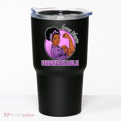 Lupus Awareness Warrior Unbreakable Tumbler