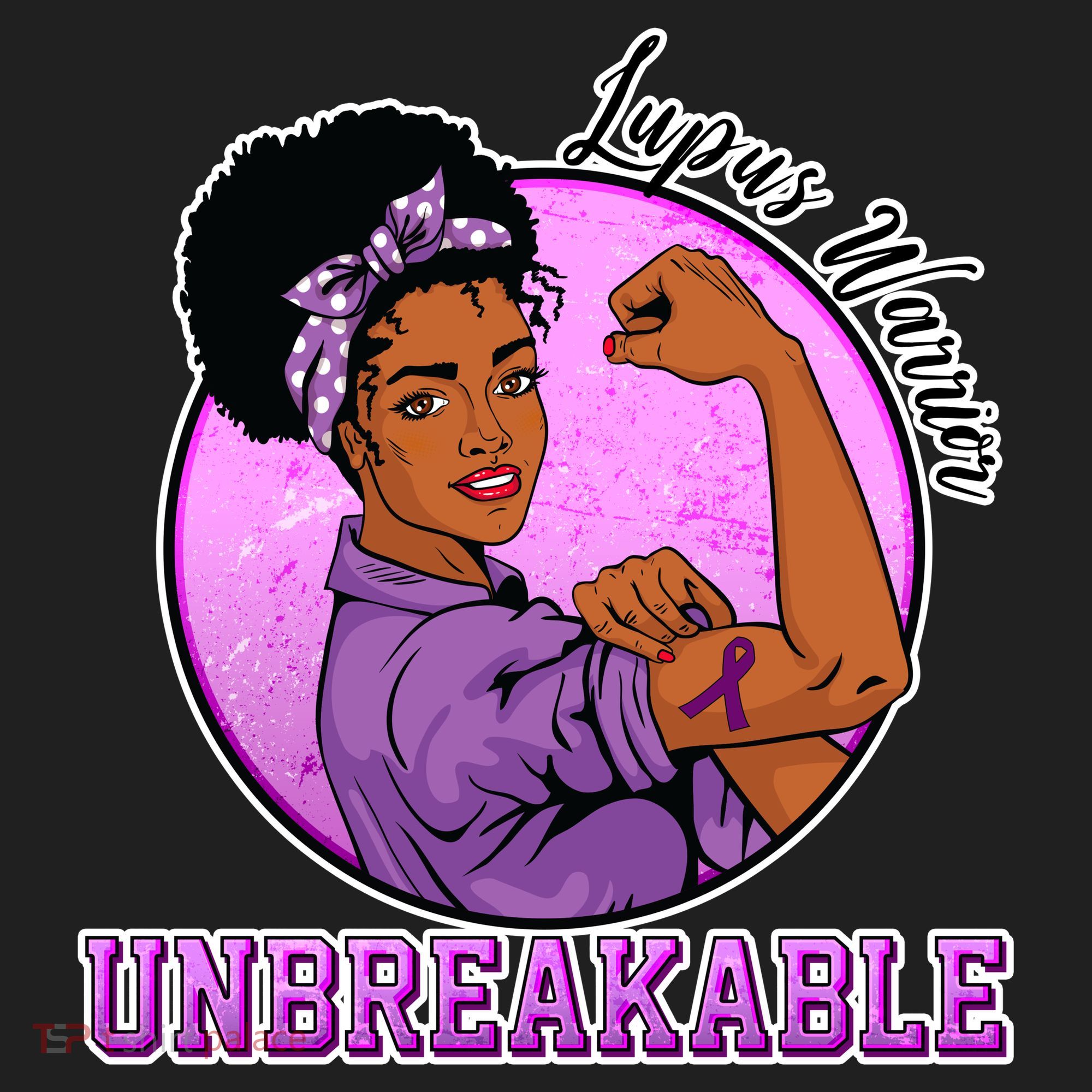 Lupus Awareness Warrior Unbreakable Tumbler