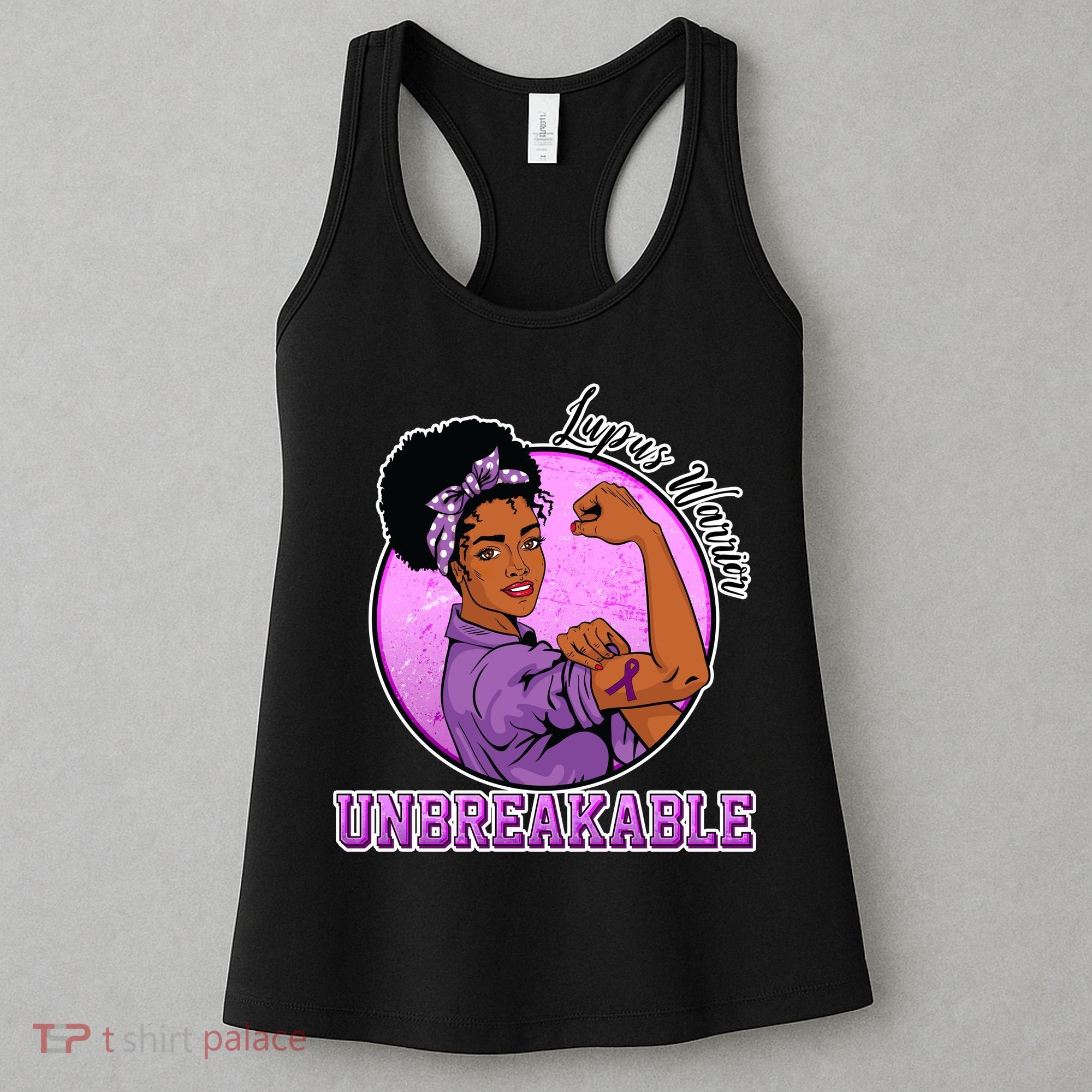 Lupus Awareness Warrior Unbreakable Women's Tank Top