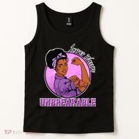 Lupus Awareness Warrior Unbreakable Tank Top thumb 2