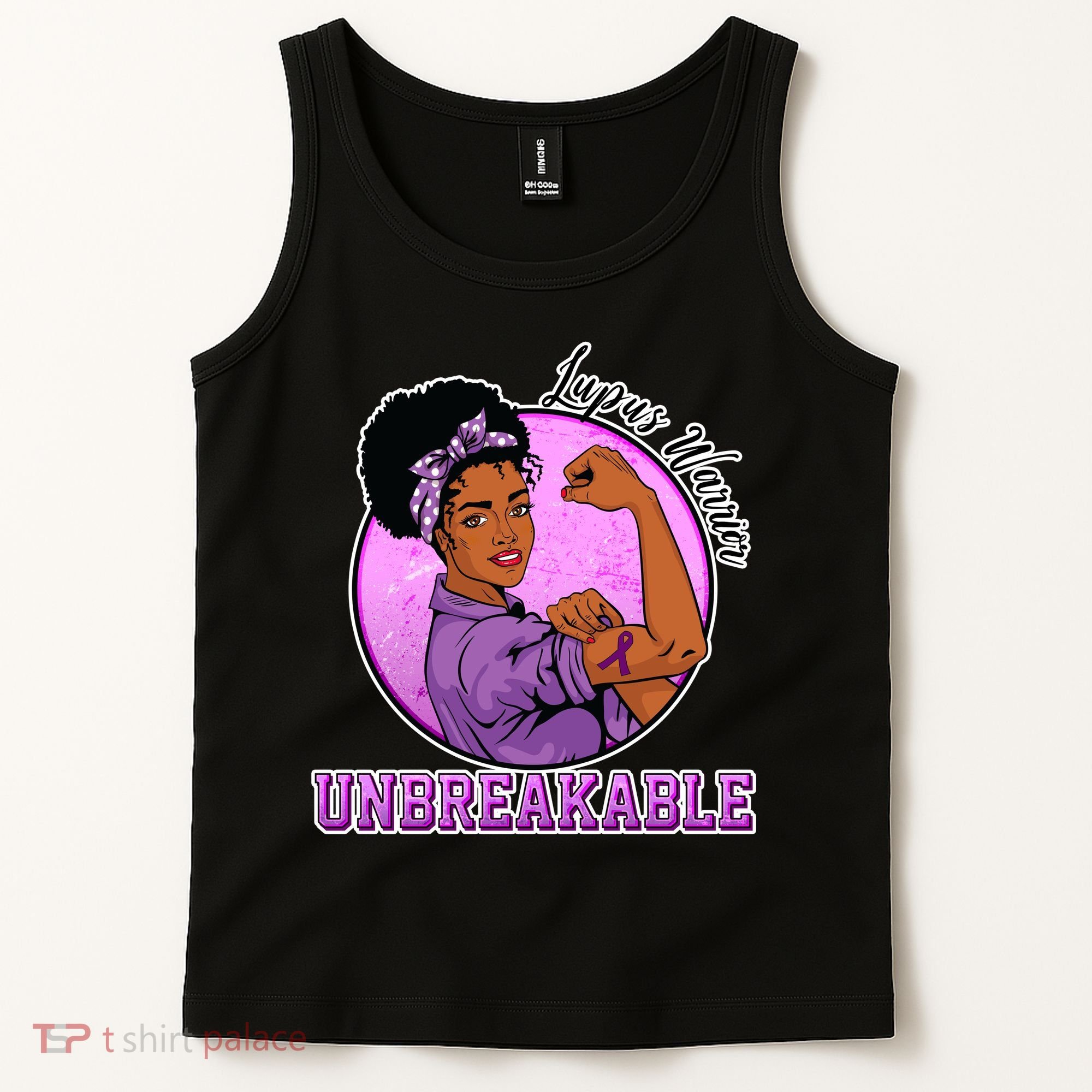 Lupus Awareness Warrior Unbreakable Tank Top