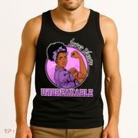 Lupus Awareness Warrior Unbreakable Tank Top thumb 3