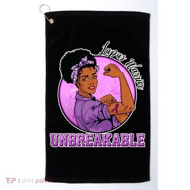 Lupus Awareness Warrior Unbreakable Golf Towel