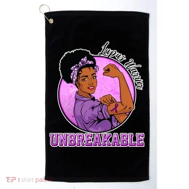 Lupus Awareness Warrior Unbreakable Golf Towel