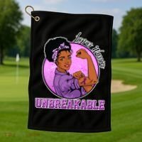 Lupus Awareness Warrior Unbreakable Golf Towel thumb 1