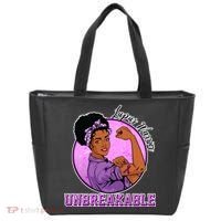 Lupus Awareness Warrior Unbreakable Tote Bag thumb 0