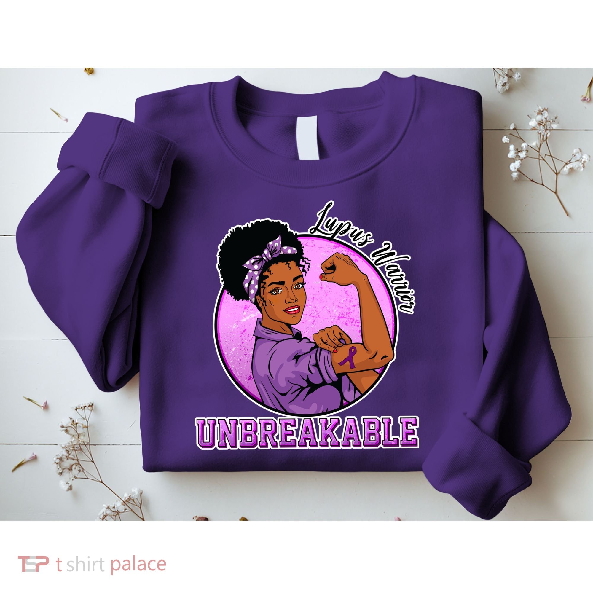 Lupus Awareness Warrior Unbreakable Sweatshirt