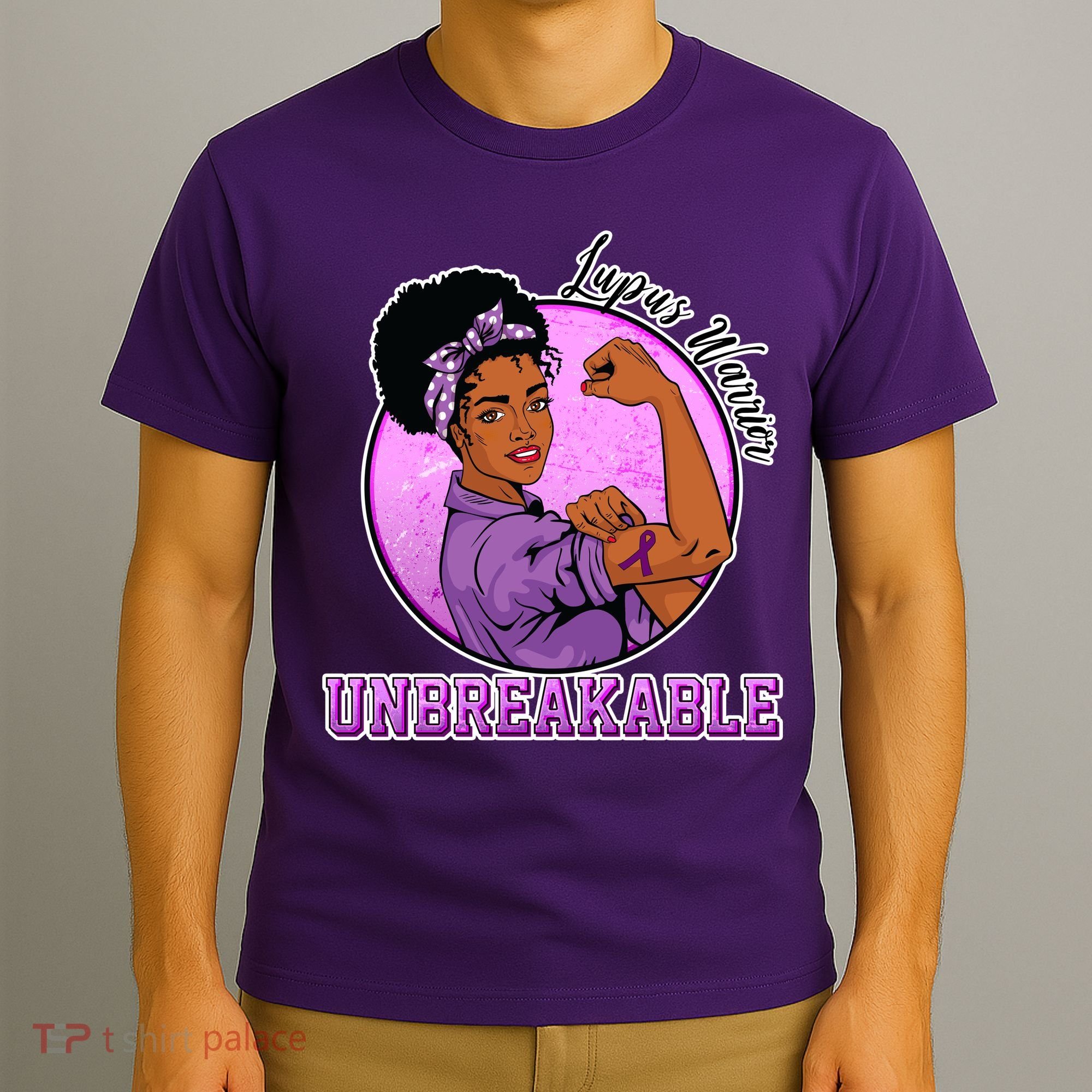 Lupus Awareness Warrior Unbreakable T-Shirt