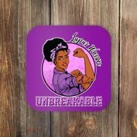 Lupus Awareness Warrior Unbreakable Coaster thumb 0