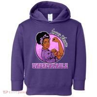 Lupus Awareness Warrior Unbreakable Toddler Hoodie thumb 0
