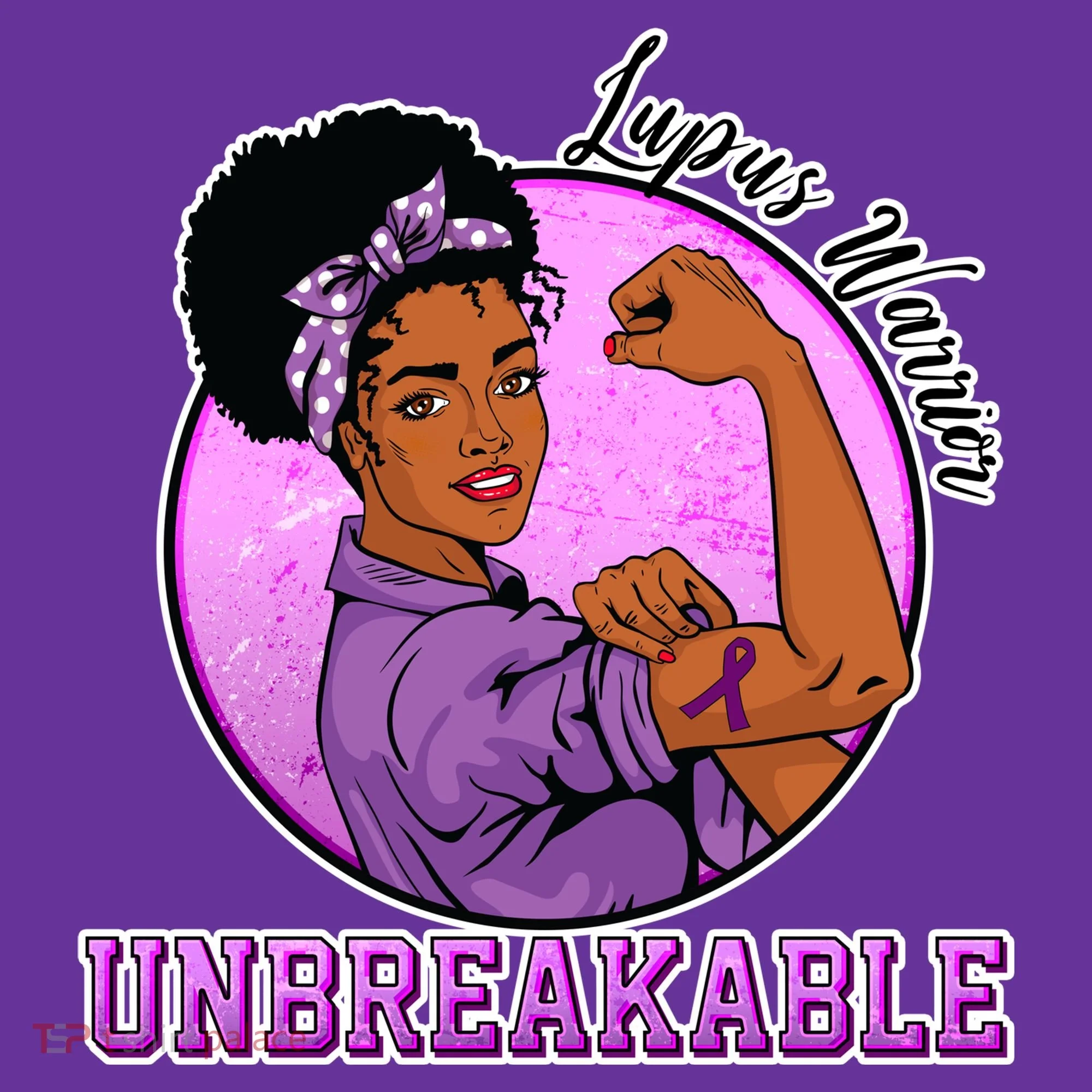 Lupus Awareness Warrior Unbreakable Women's Long Sleeve Shirt