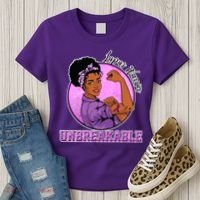 Lupus Awareness Warrior Unbreakable Women's T-Shirt thumb 3
