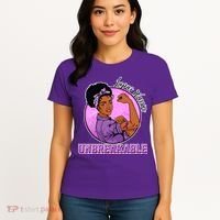 Lupus Awareness Warrior Unbreakable Women's T-Shirt thumb 4