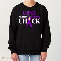 Lupus Messed With The Wrong Chick Women's Sweatshirt thumb 0