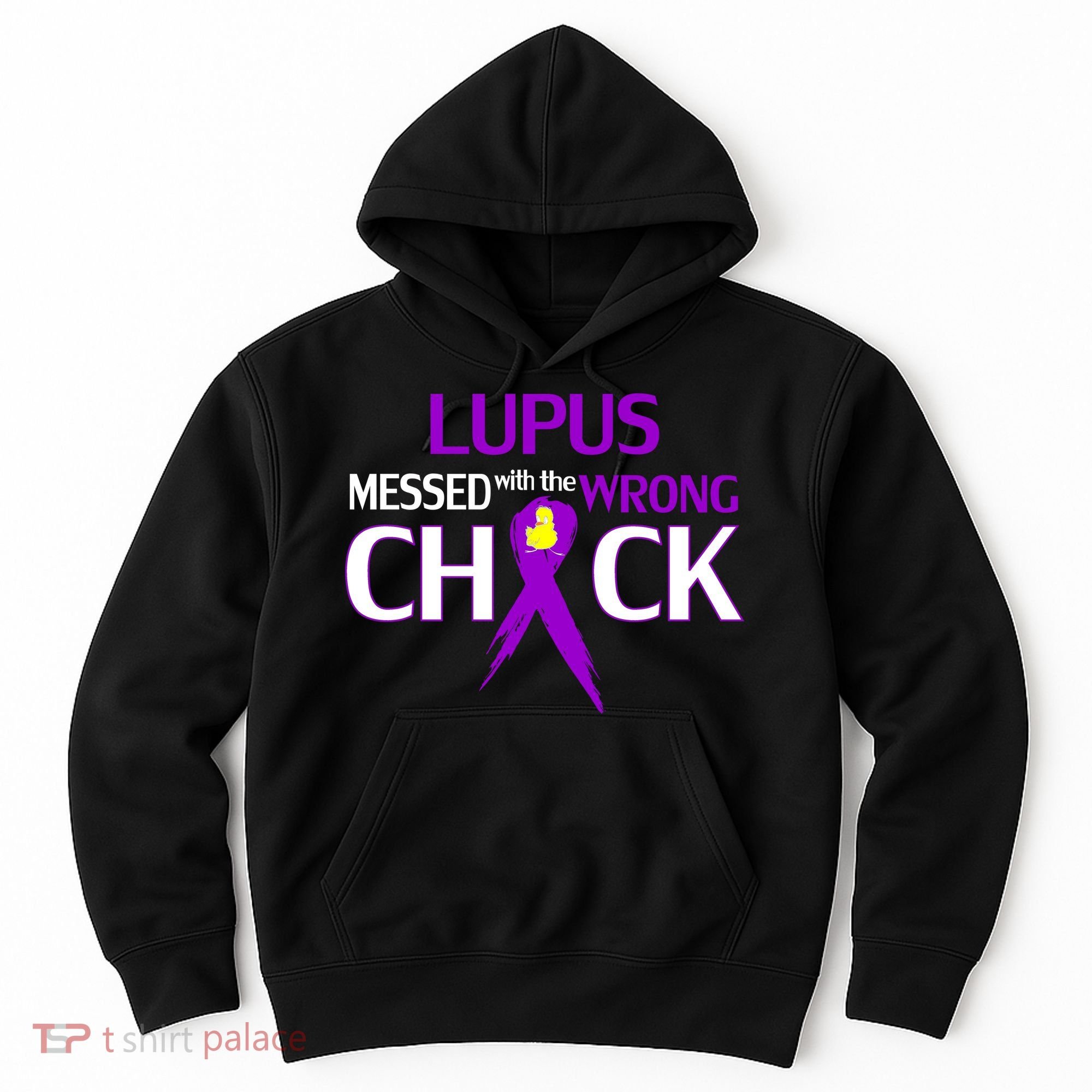 Lupus Messed With The Wrong Chick Hoodie