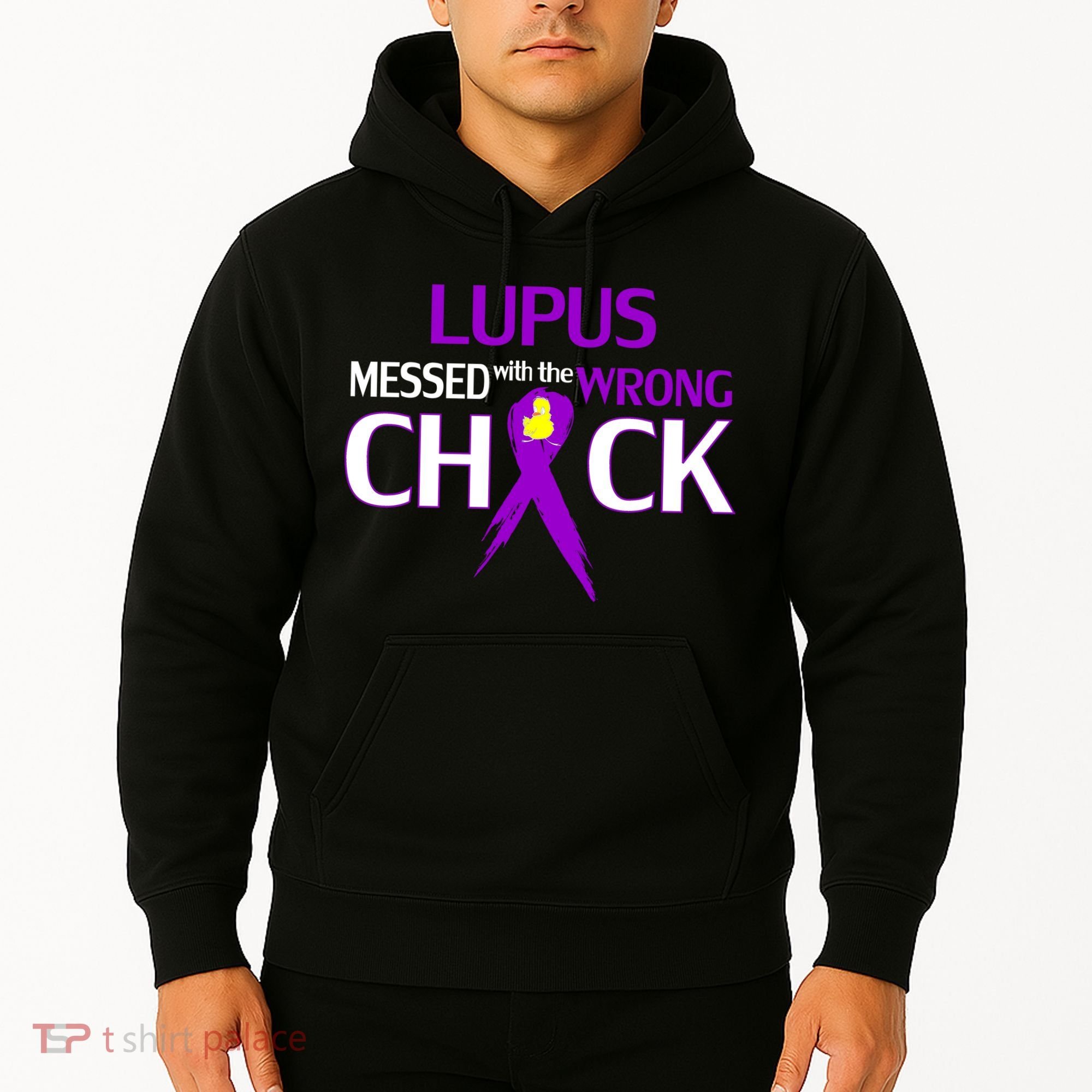 Lupus Messed With The Wrong Chick Hoodie