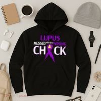 Lupus Messed With The Wrong Chick Hoodie thumb 3