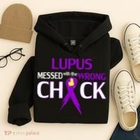 Lupus Messed With The Wrong Chick Hoodie thumb 4