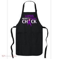Lupus Messed With The Wrong Chick Apron thumb 0