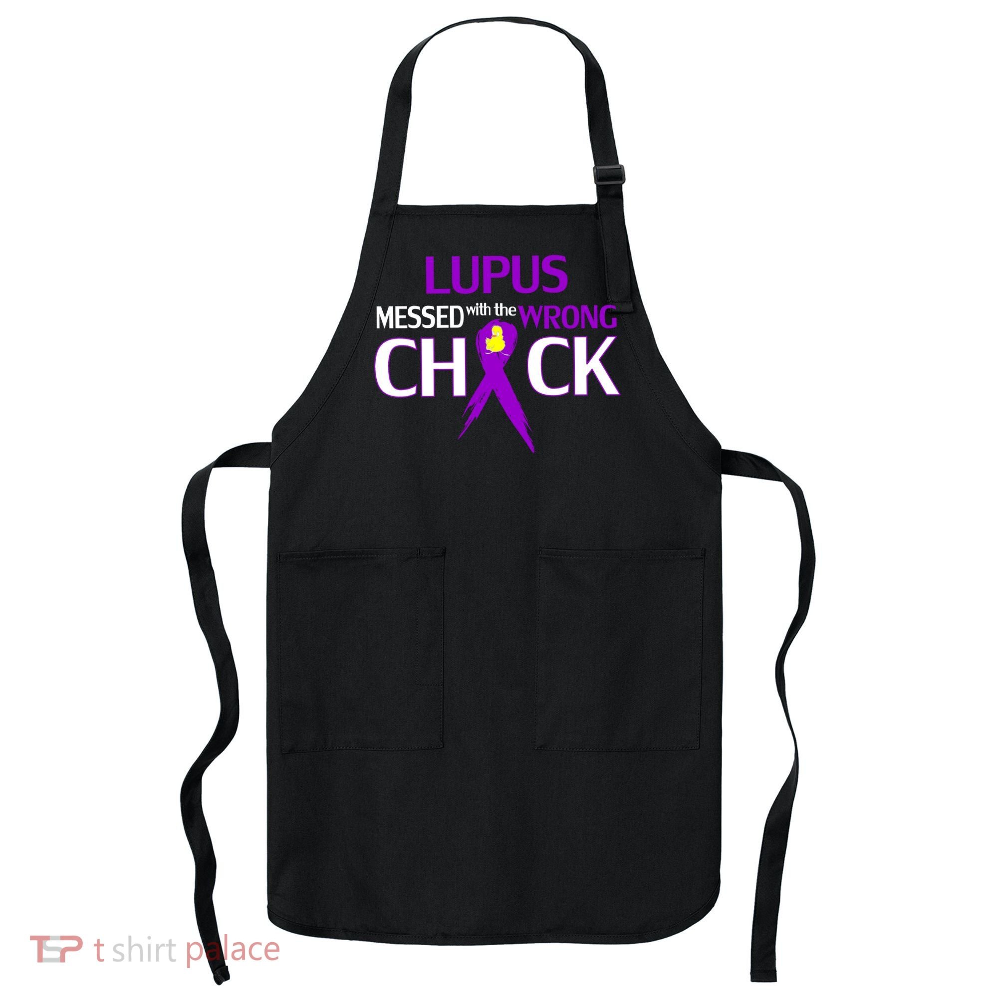 Lupus Messed With The Wrong Chick Apron