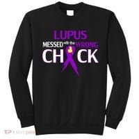 Lupus Messed With The Wrong Chick Sweatshirt thumb 0