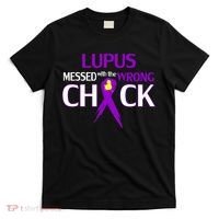 Lupus Messed With The Wrong Chick T-Shirt thumb 0