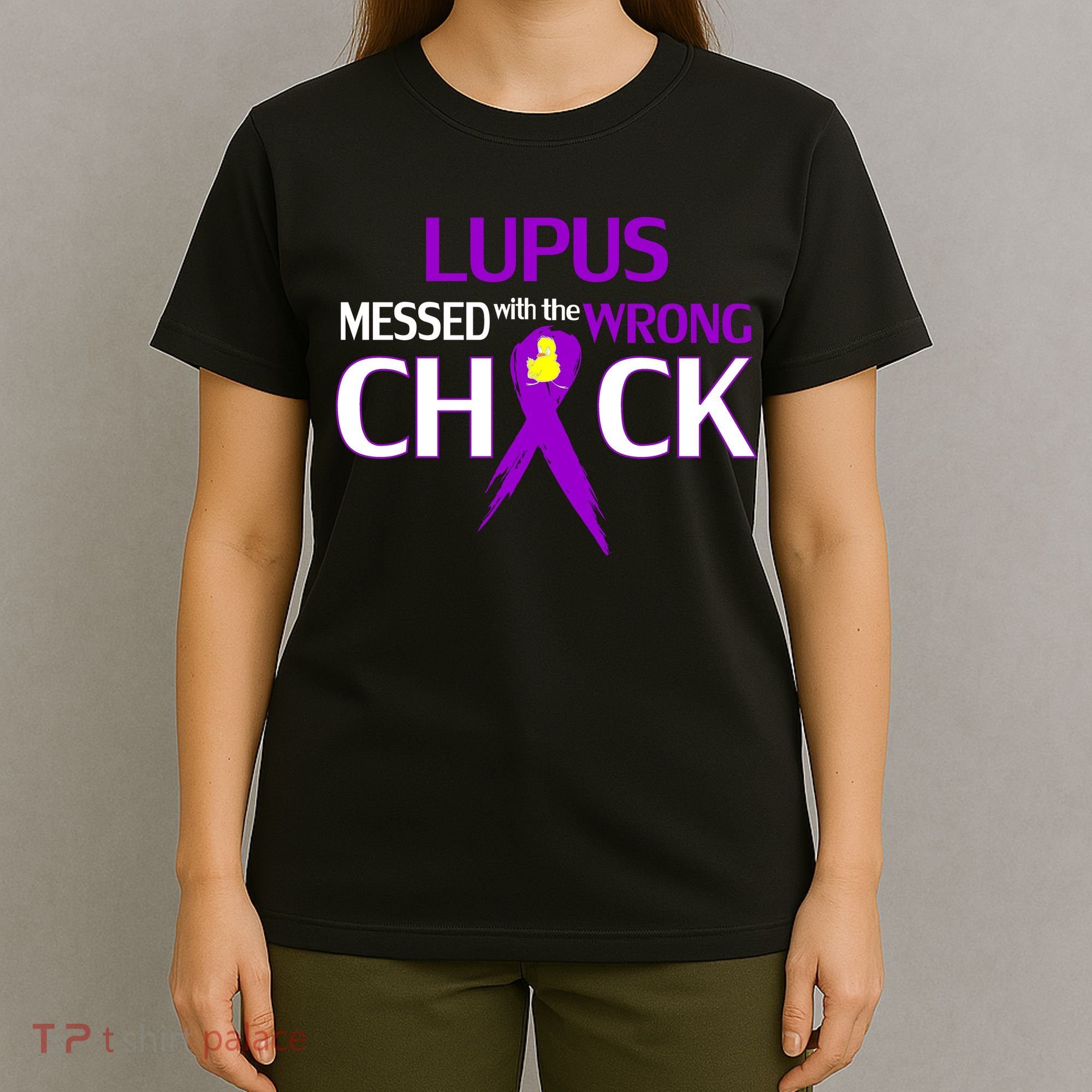 Lupus Messed With The Wrong Chick T-Shirt