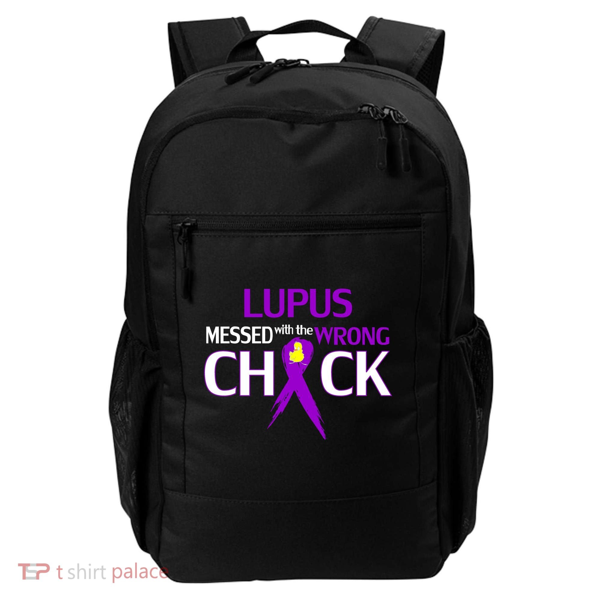 Lupus Messed With The Wrong Chick Backpack