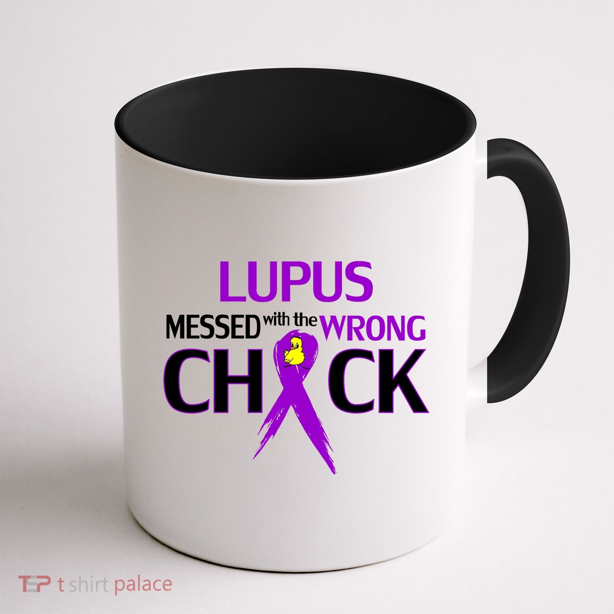 Lupus Messed With The Wrong Chick Coffee Mug