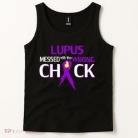 Lupus Messed With The Wrong Chick Tank Top thumb 2