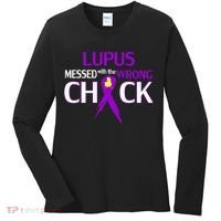 Lupus Messed With The Wrong Chick Women's Long Sleeve Shirt thumb 0