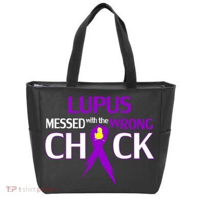 Lupus Messed With The Wrong Chick Tote Bag