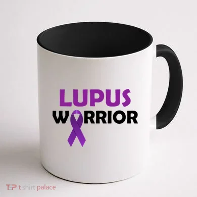 Lupus Warrior Coffee Mug back
