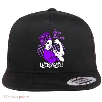 Lupus Warrior Unbreakable Flat Bill Trucker Hat