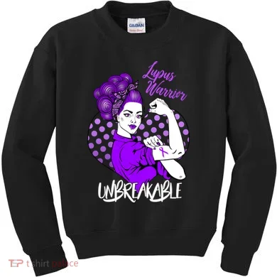 Lupus Warrior Unbreakable Kids Sweatshirt