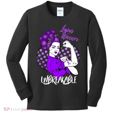 Lupus Warrior Unbreakable Kids Long Sleeve Shirt