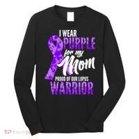 Lupus Warrior Wear Purple For My Mom Long Sleeve Shirt thumb 0