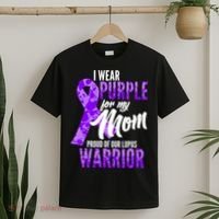 Lupus Warrior Wear Purple For My Mom T-Shirt thumb 2