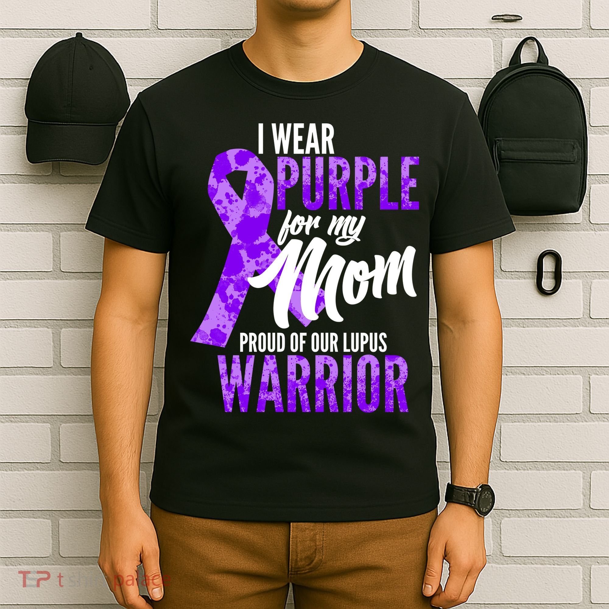 Lupus Warrior Wear Purple For My Mom T-Shirt