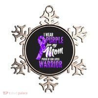 Lupus Warrior Wear Purple For My Mom Ornament thumb 0